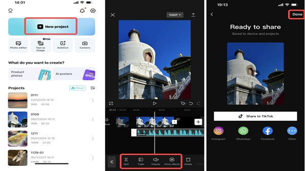 add music to video in capcut pc