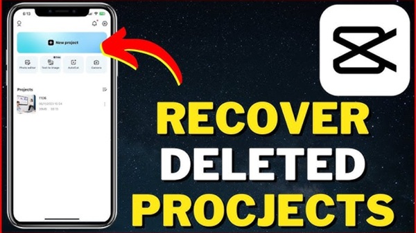 how to recover deleted projects in capcut